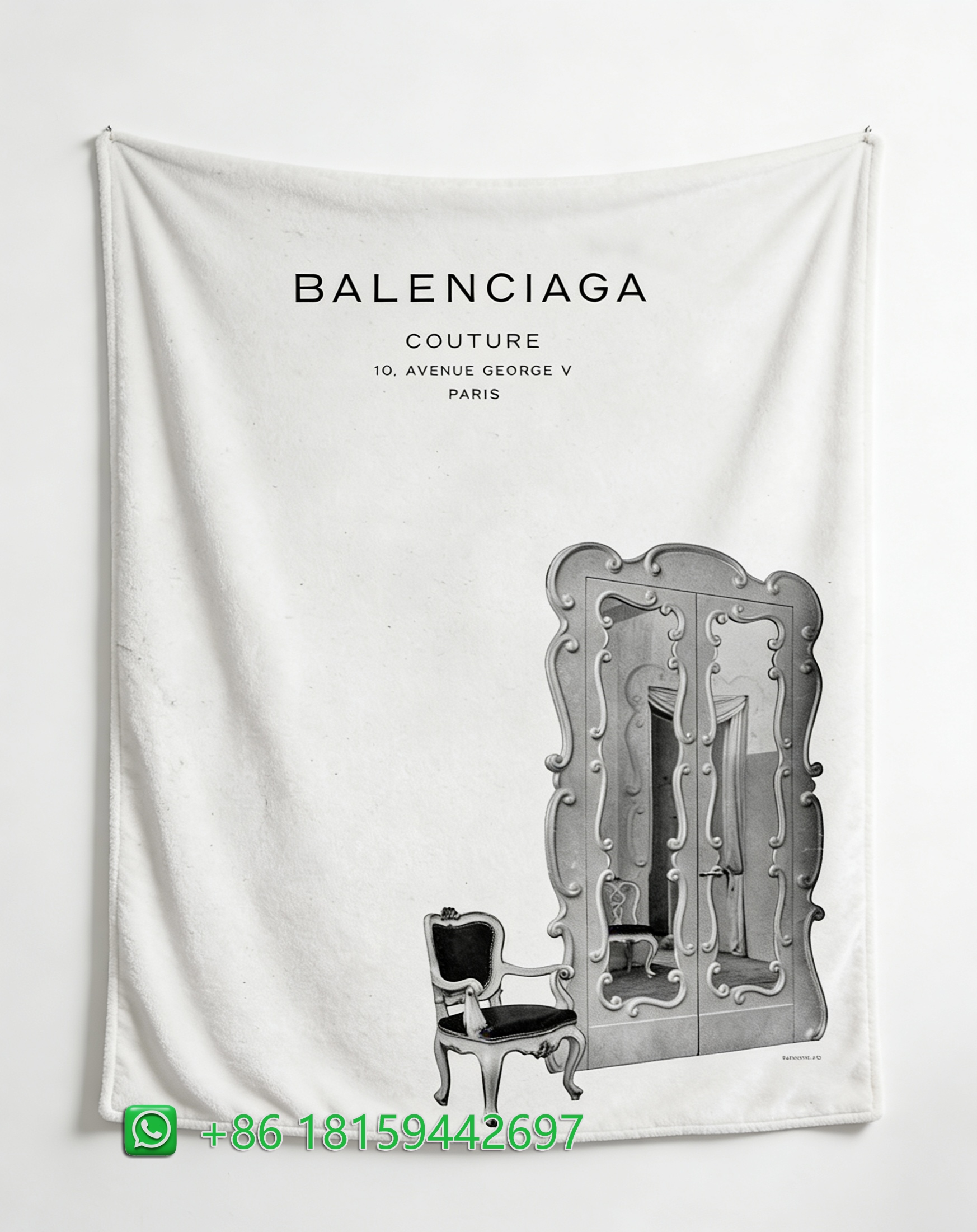 Balenciaga Throw Blankets